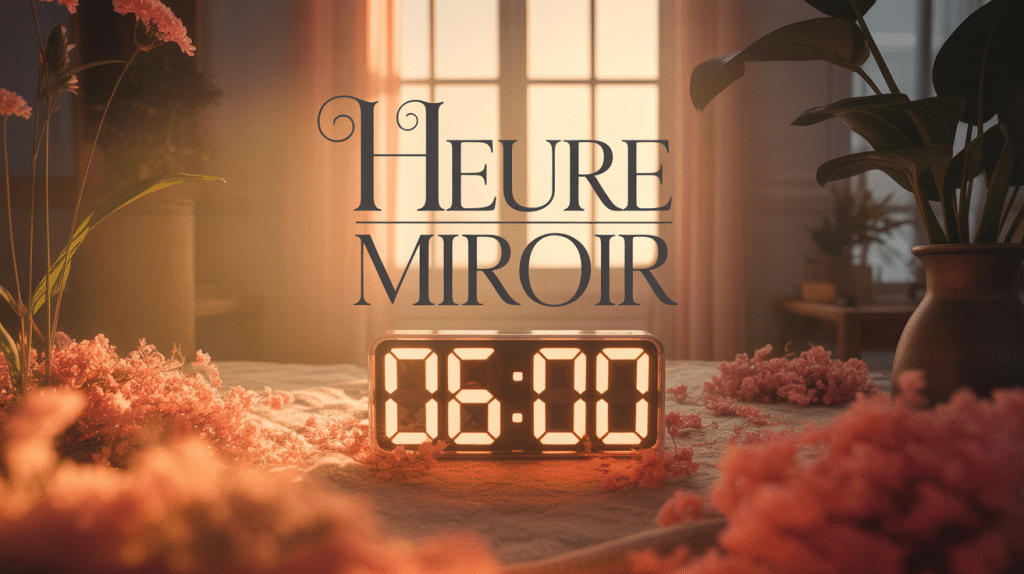 06h00 signification horloge digitale aura lumière matinale