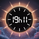 19h11 signification sur une horloge digitale spirituelle