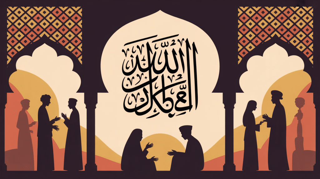 illustration allah y kbel dialogue maghrebin traditionnel