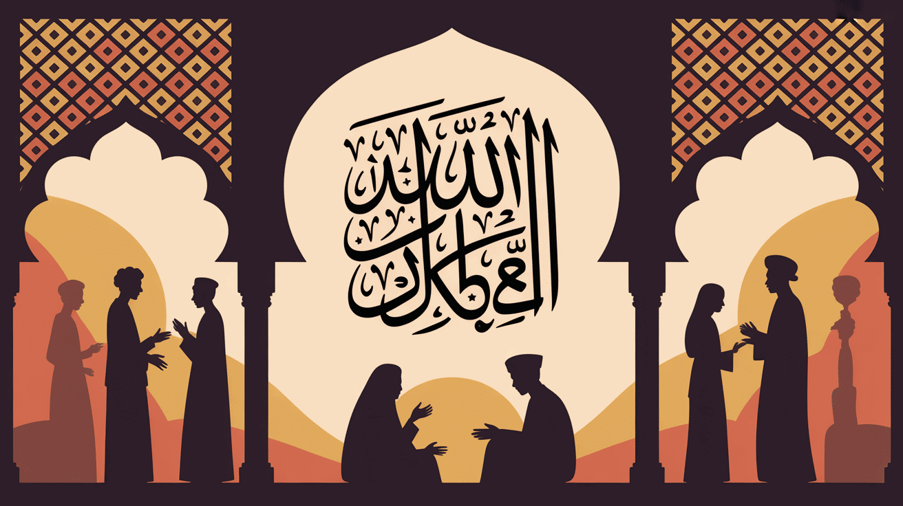 illustration allah y kbel dialogue maghrebin traditionnel