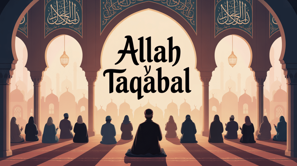 allah y taqabal illustration mosquee spiritualite