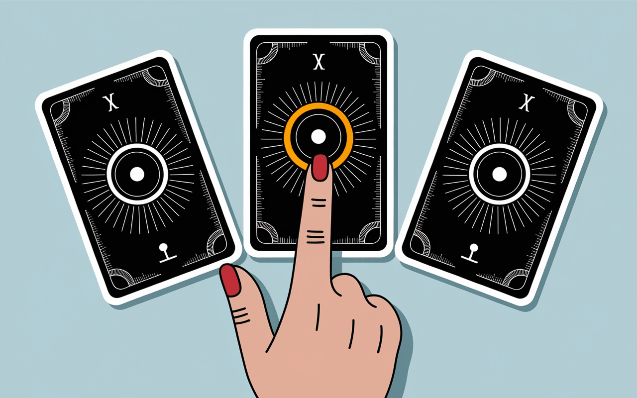identifier poignée tarot à 3 cartes au tarot