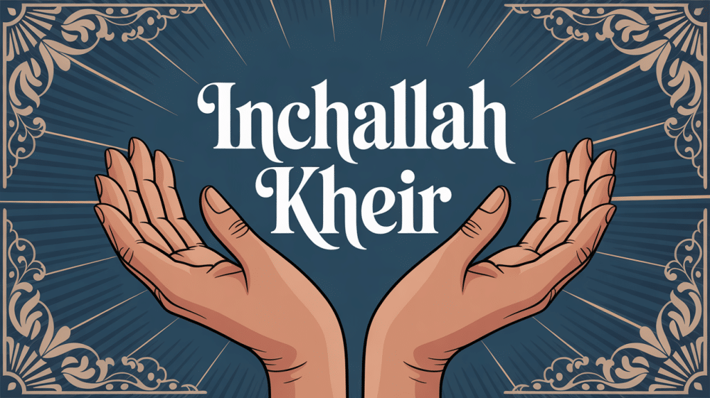 image spirituelle prière inchallah kheir signification