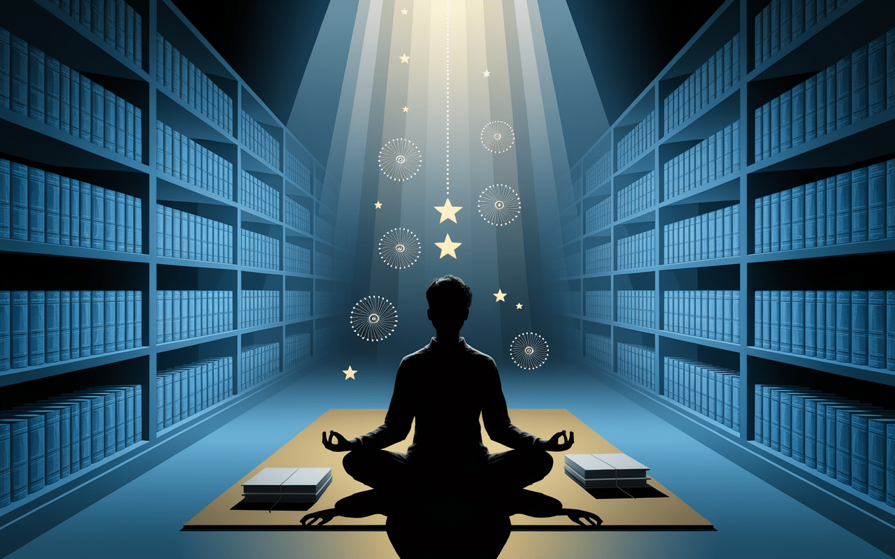 méditation étudiant livre lumière dorée invocation examen