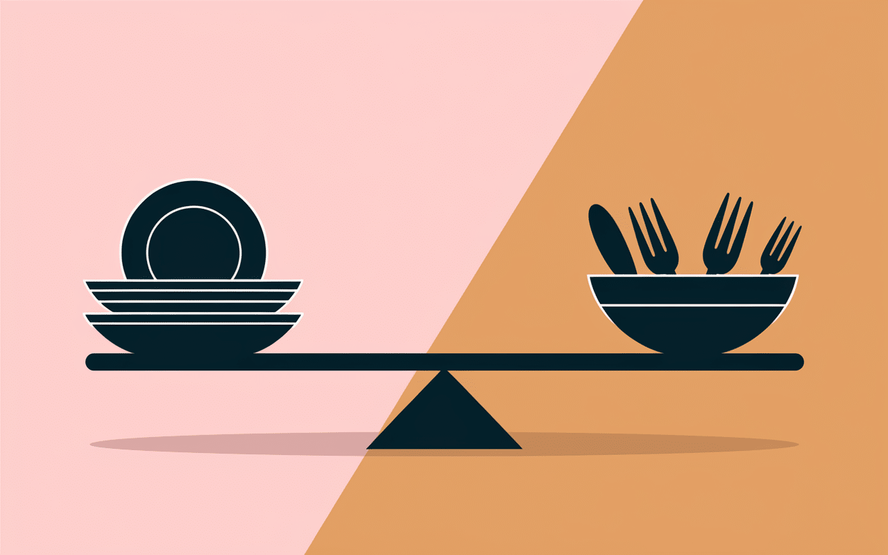 Reve de faire la vaisselle vaisselle sale propre balance