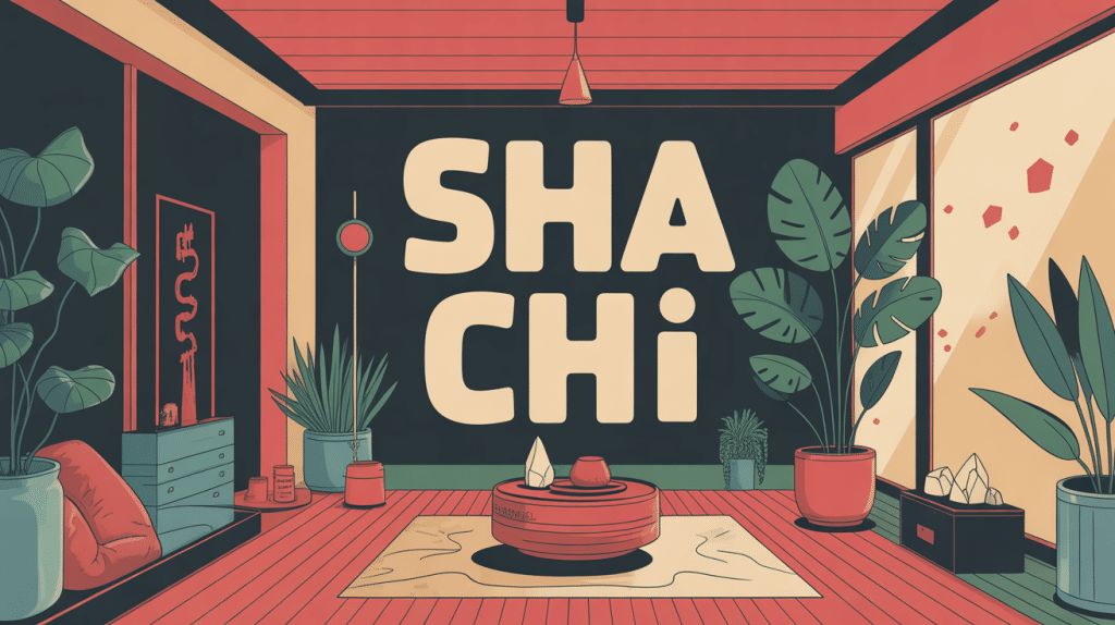 sha chi illustration energie maison feng shui