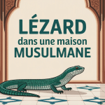 signification lézard dans une maison en islam illustration décorative