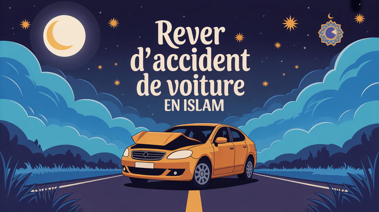 illustration signification rêve accident de voiture islam nuit mystique