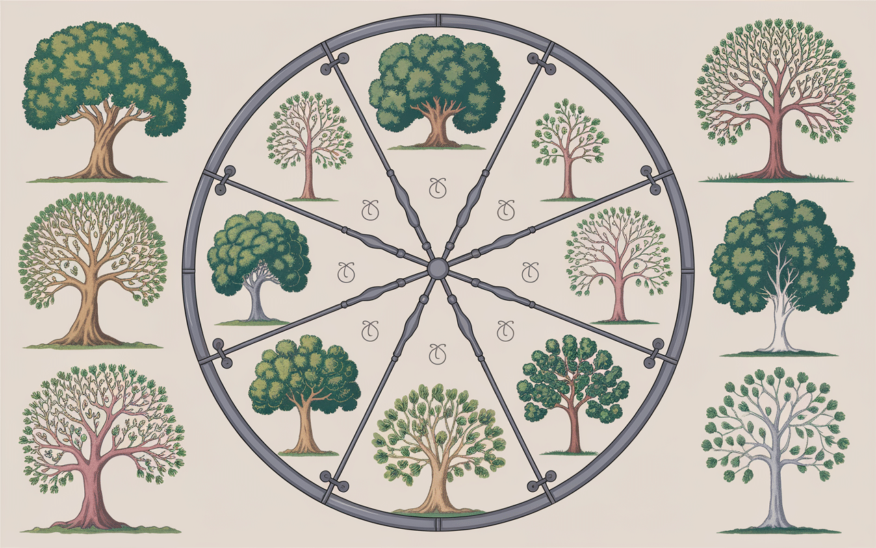arbre celtique calendrier arbres ogham