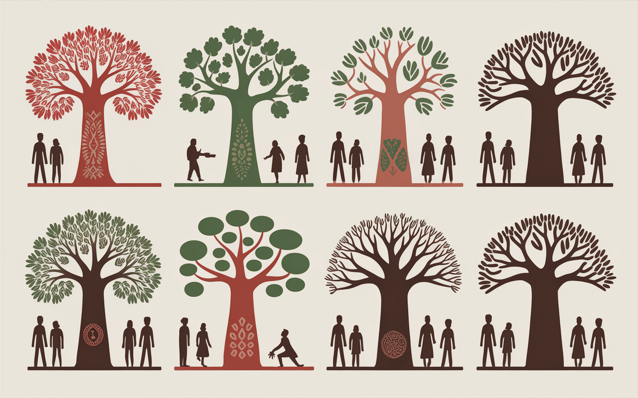 arbres totems espèces symbolique ancestrale