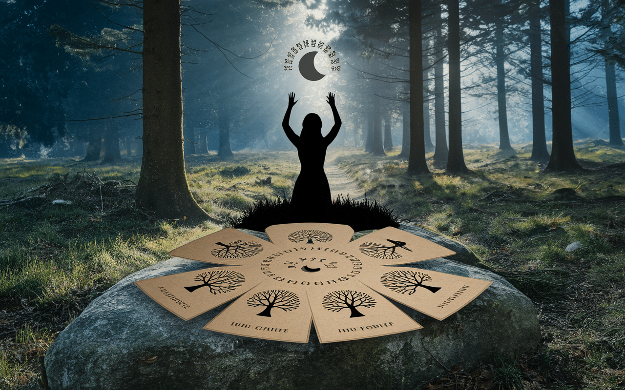 Astrologie celtique druides forêt cycles lunaires