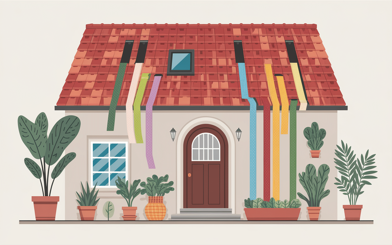 Chenille dans la maison signification entrée maison fenêtre porte plantes