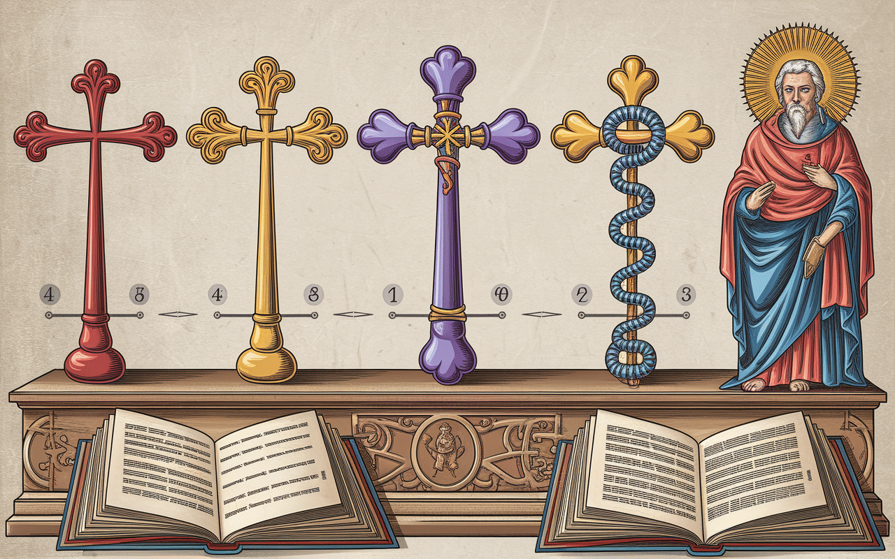 croix satanisme variantes timeline historique