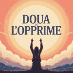 doua de l'opprimé image prière silhouette lumière