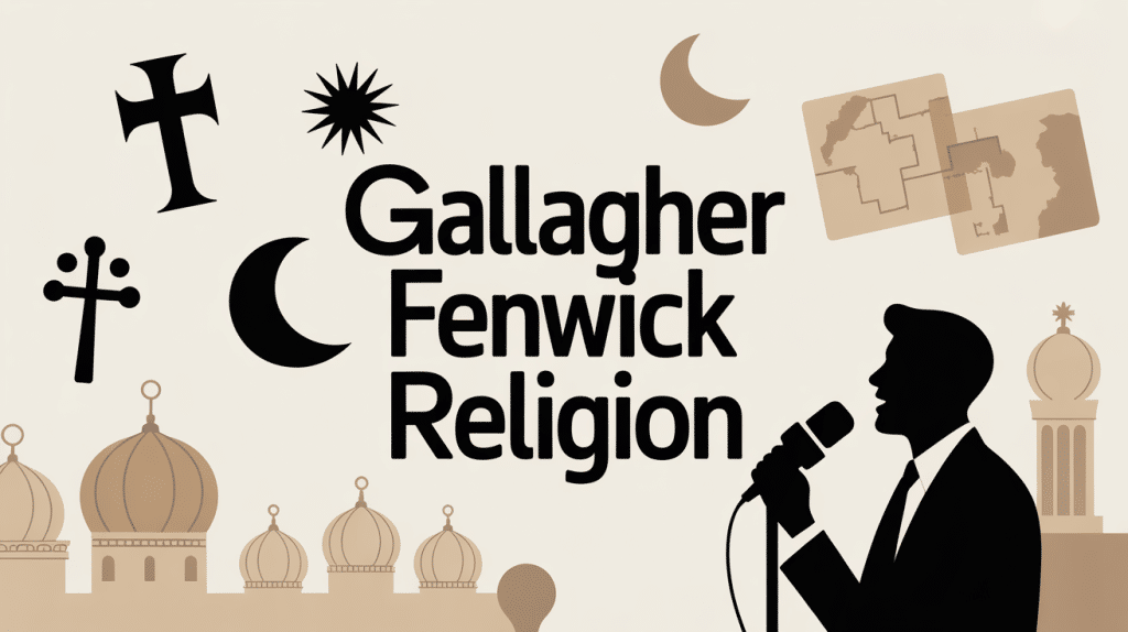 Gallagher Fenwick religion journaliste symboles religieux Moyen-Orient