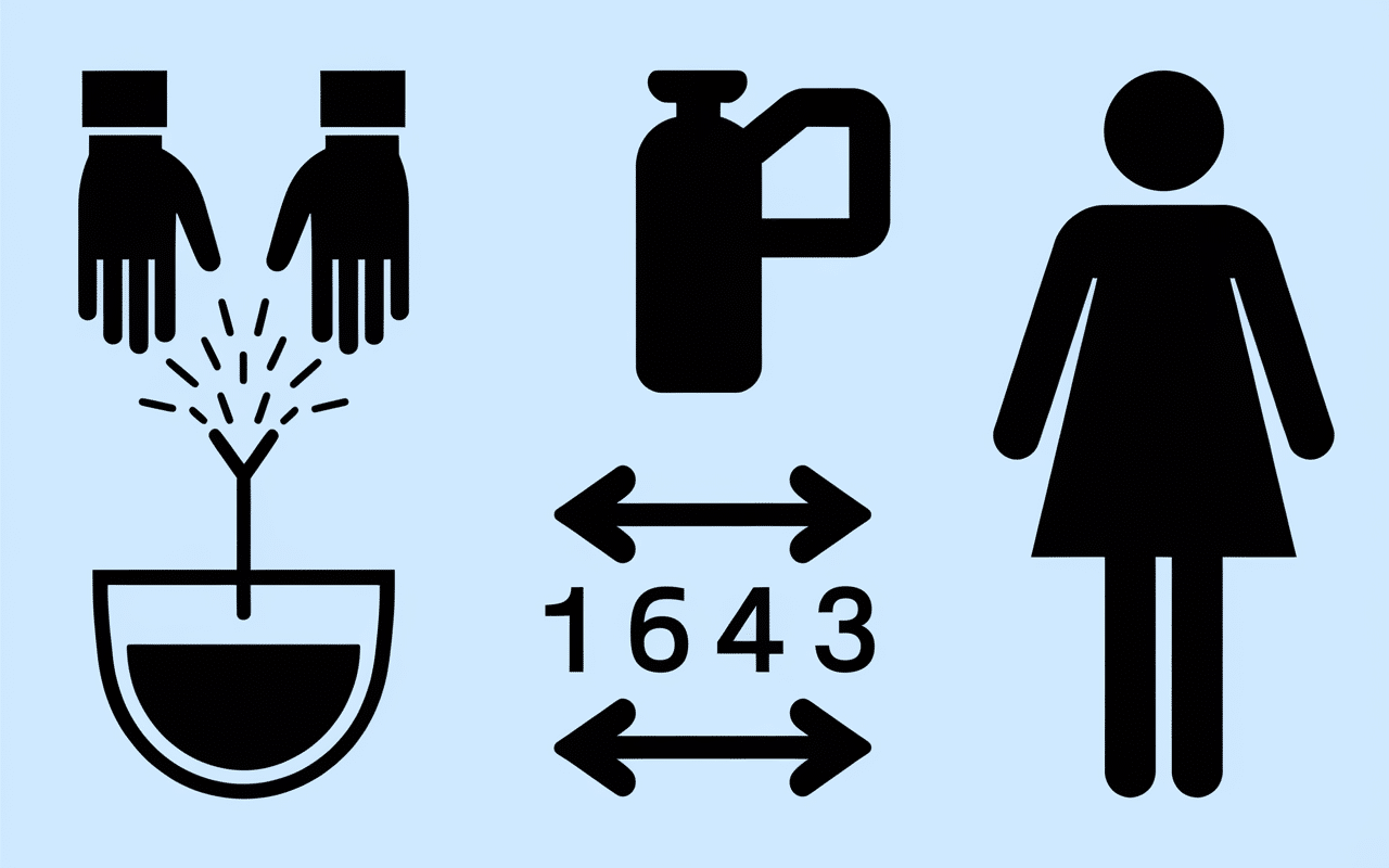 grande ablution femme étapes infographie séquentielle