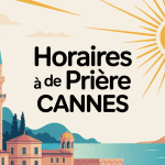 Illustration heure de priere cannes minarets soleil horloge