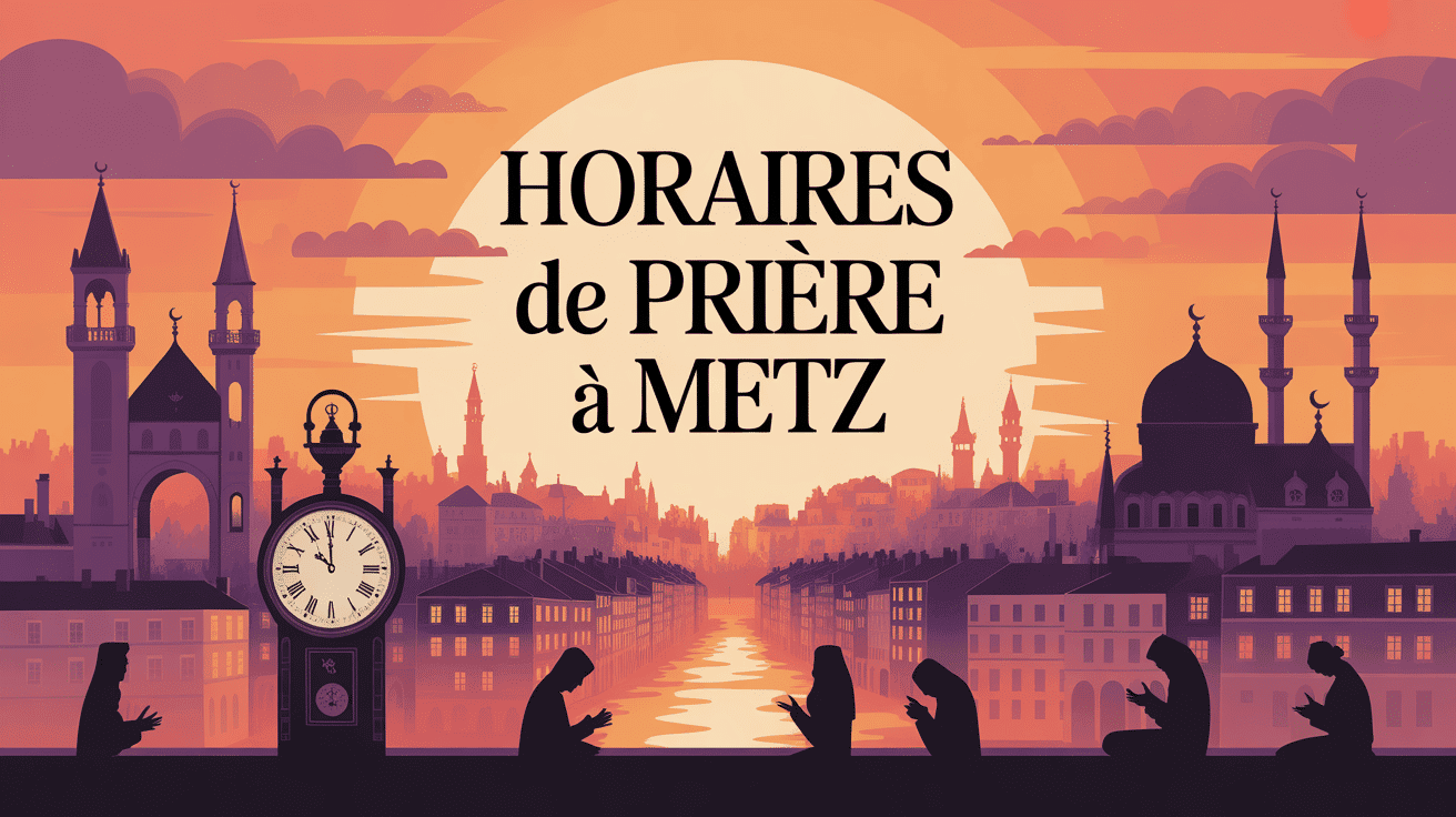 ville metz coucher soleil heure de priere
