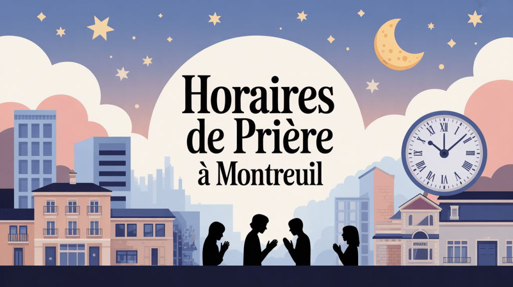 heure de priere montreuil ville banlieue croissant lune