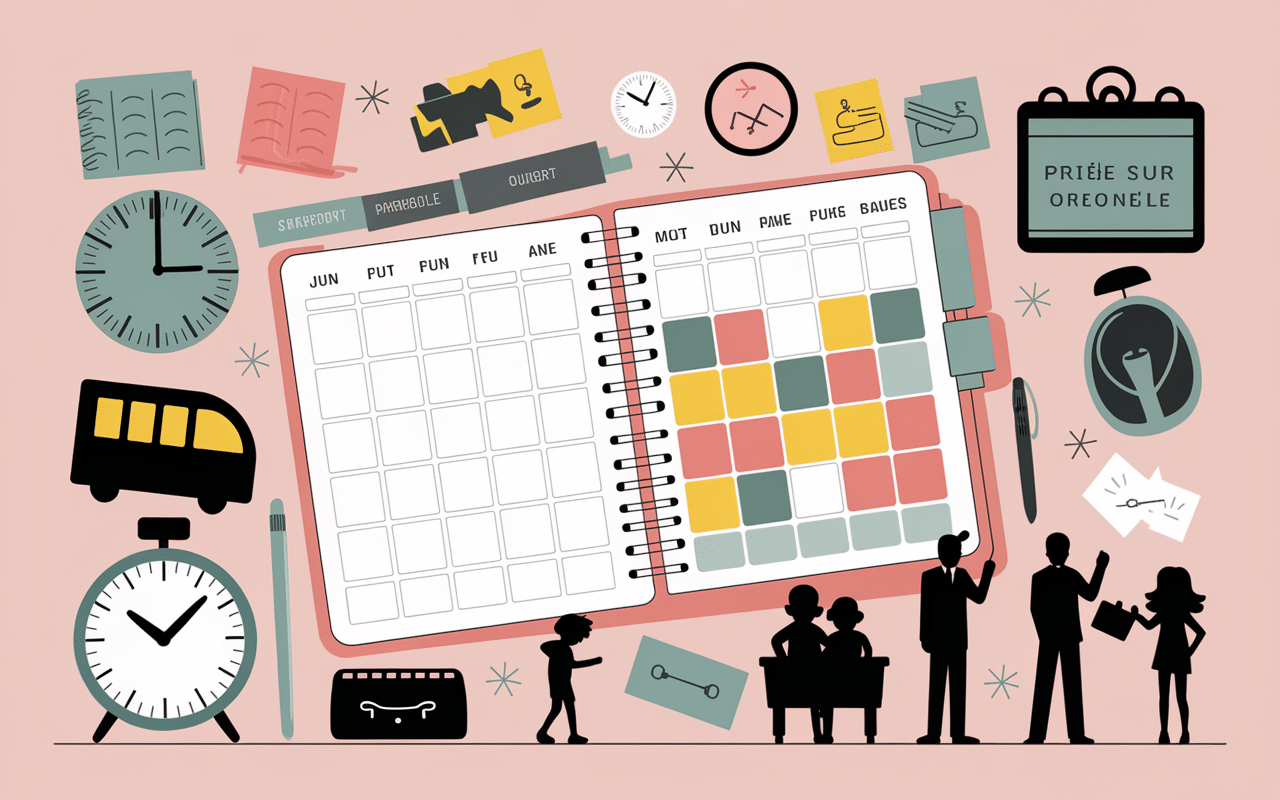 horaire priere colombes planning journée