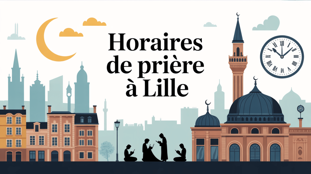 horaire priere lille mosquee ville croissant lune