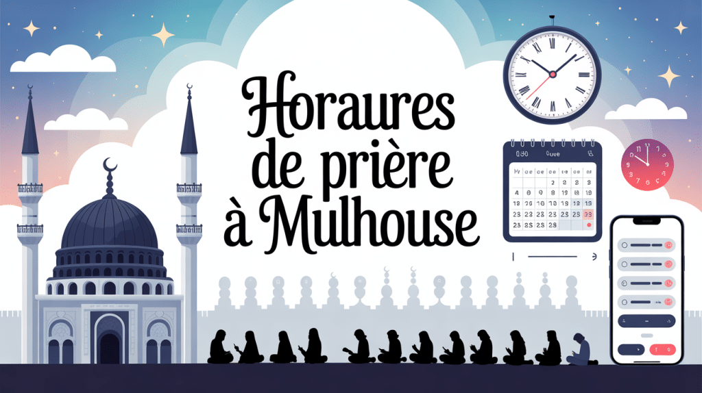 Illustration mosquee horaire priere mulhouse