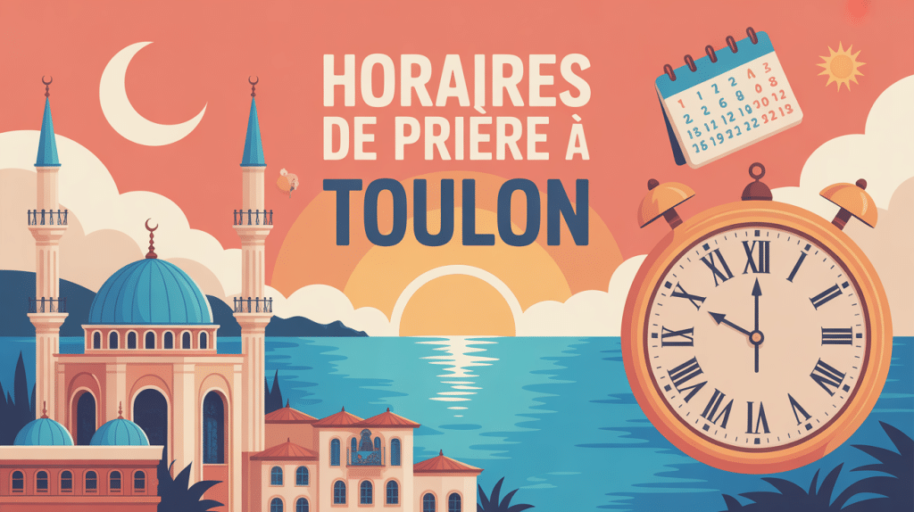 horaire priere toulon ville mosquee calendrier