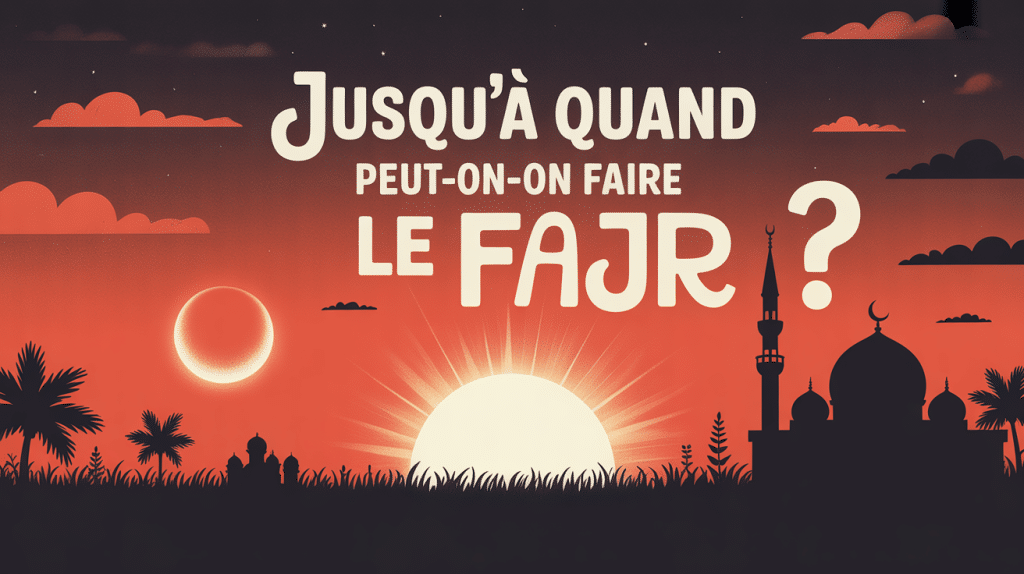 jusqu'à quel heure peut on prier fajr illustration aube mosquée