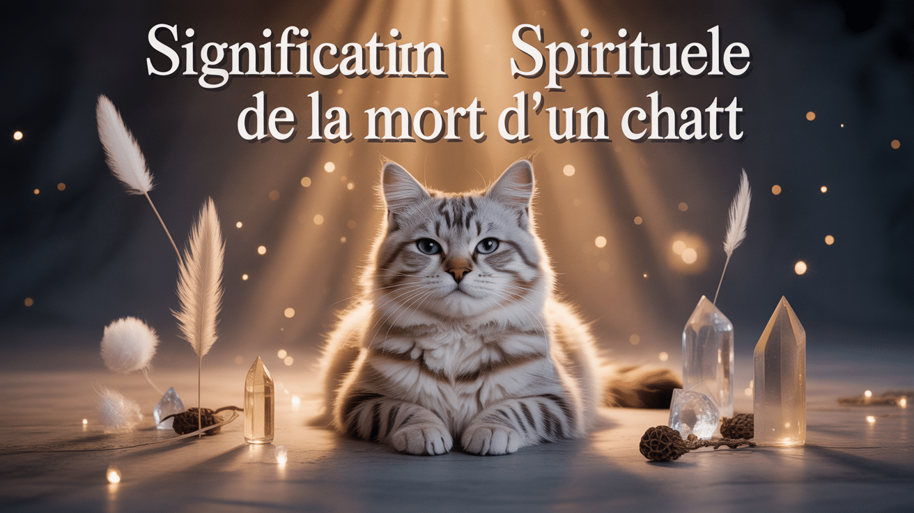 mort d'un chat signification spirituelle lumière dorée