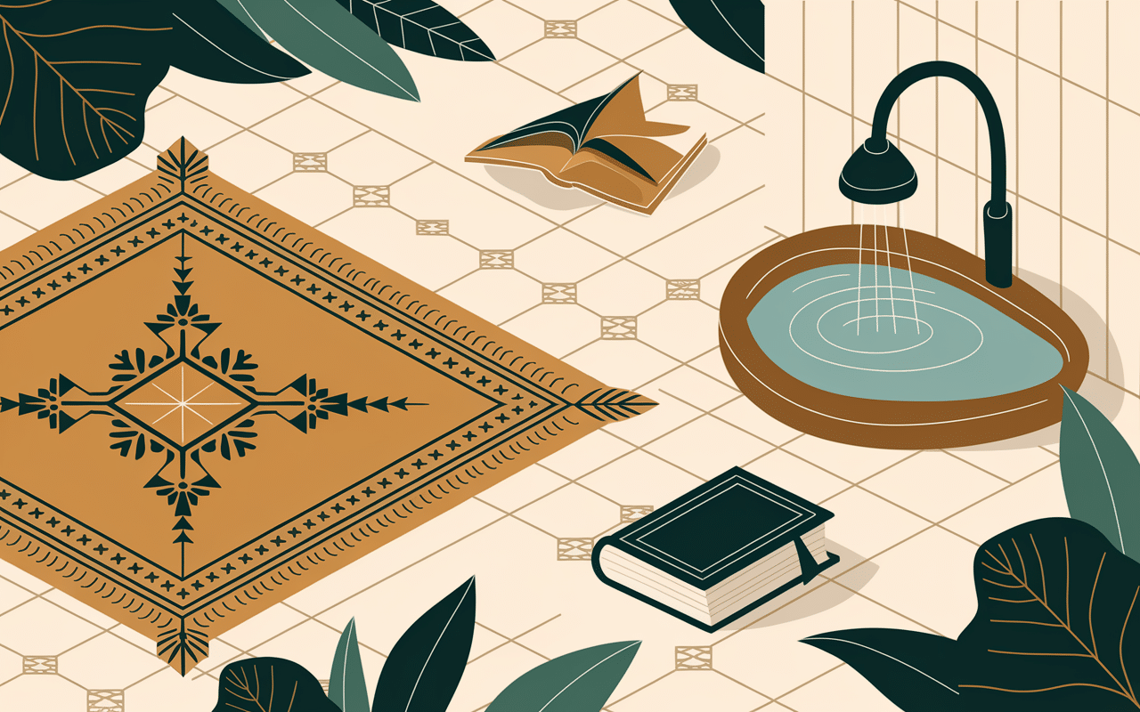 priere de consultation rituel illustration