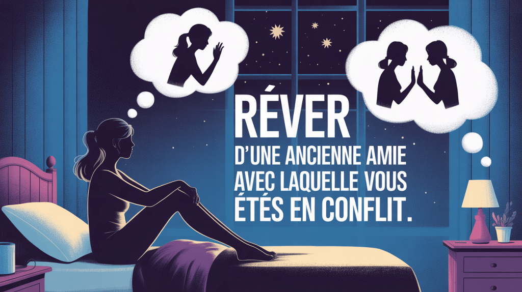 rêver d'une ancienne amie avec qui on est fâché silhouette pensée