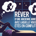 rêver d'une ancienne amie avec qui on est fâché silhouette pensée
