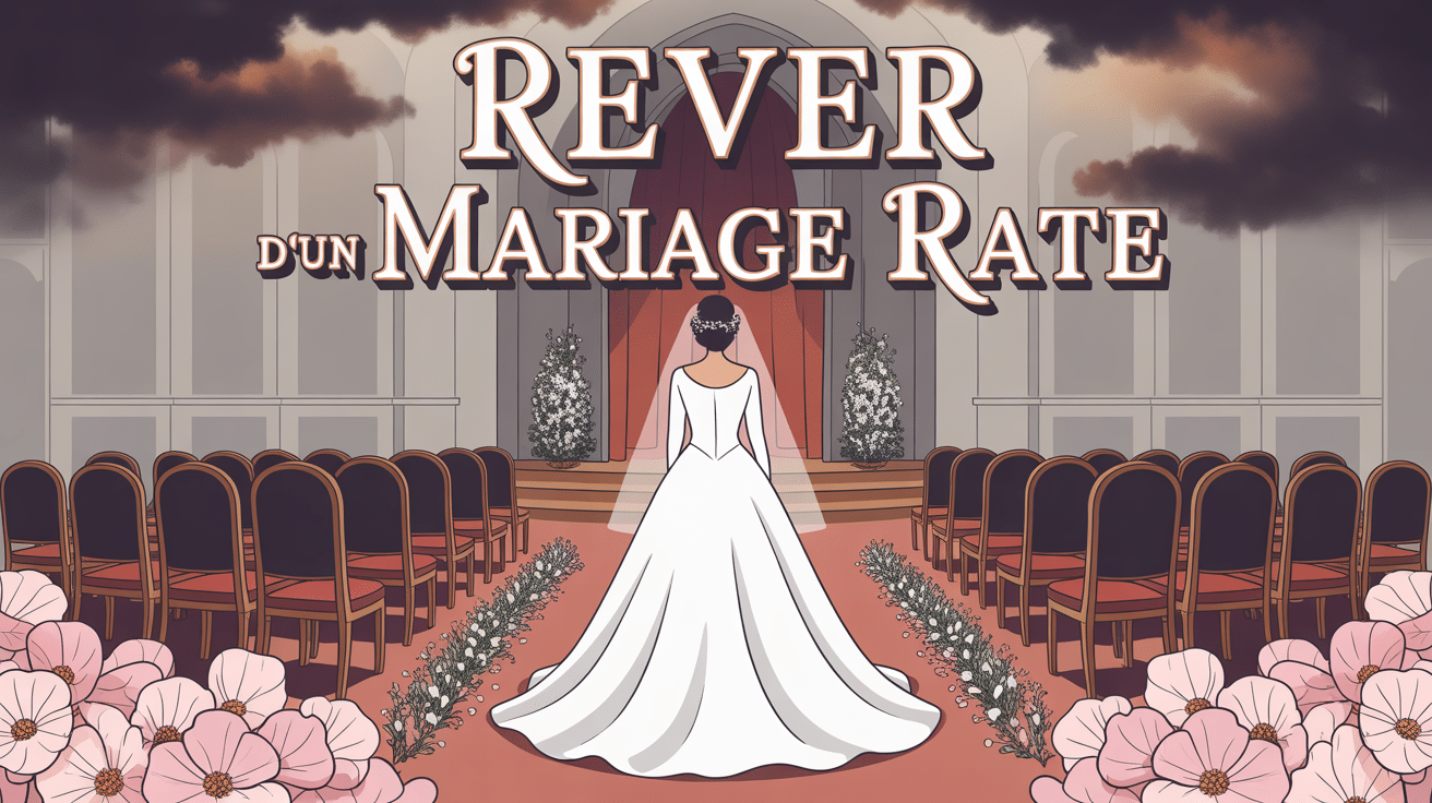 rêver de mariage raté mariée devant autel vide