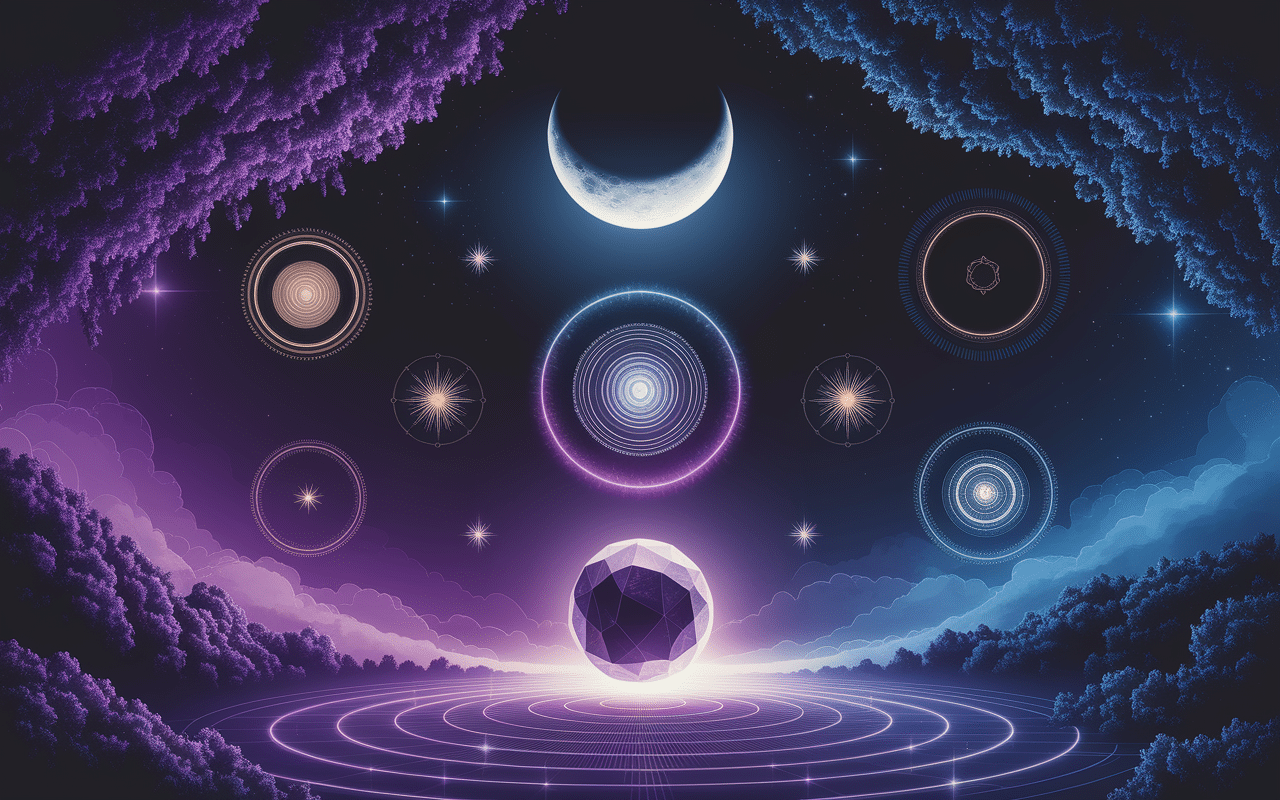 rêver d'être enceinte spiritualité symboles mystiques bleus violets