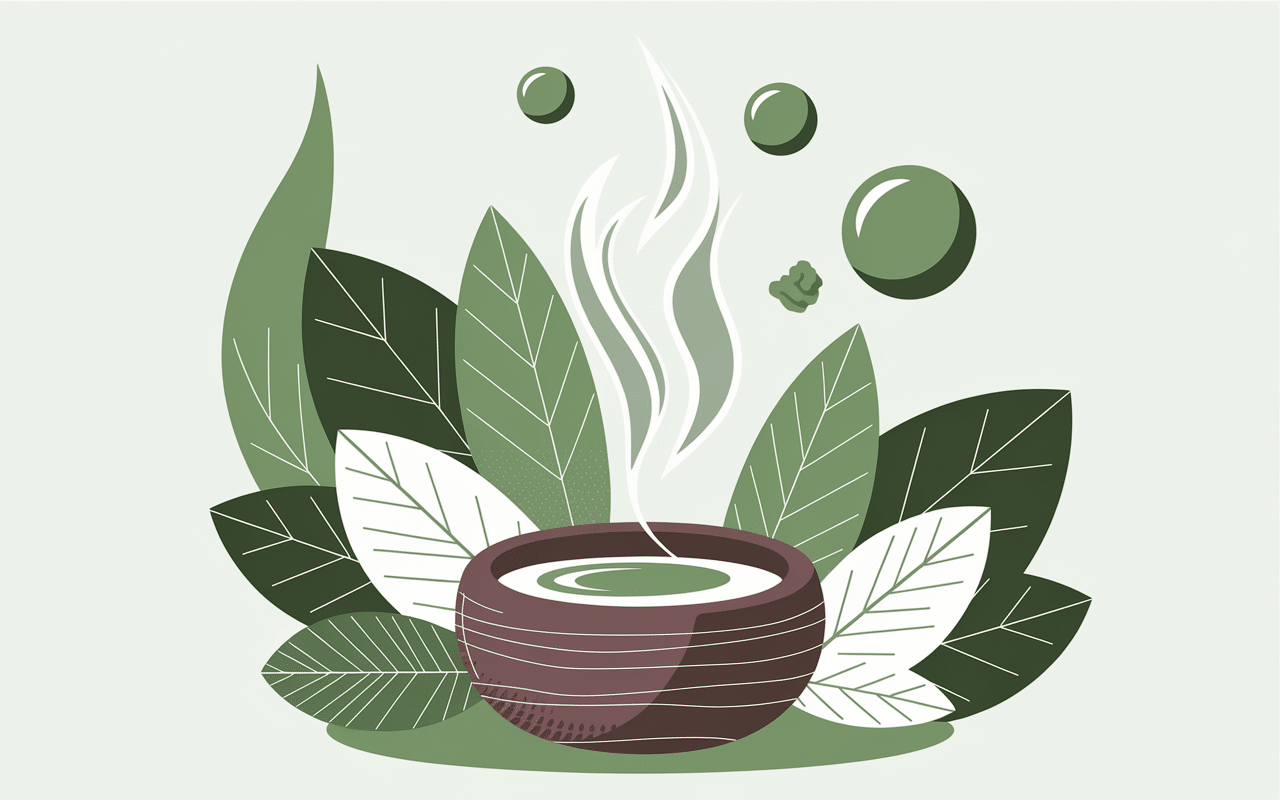 Bâton de sauge pour purifier la maison et feuilles séchées