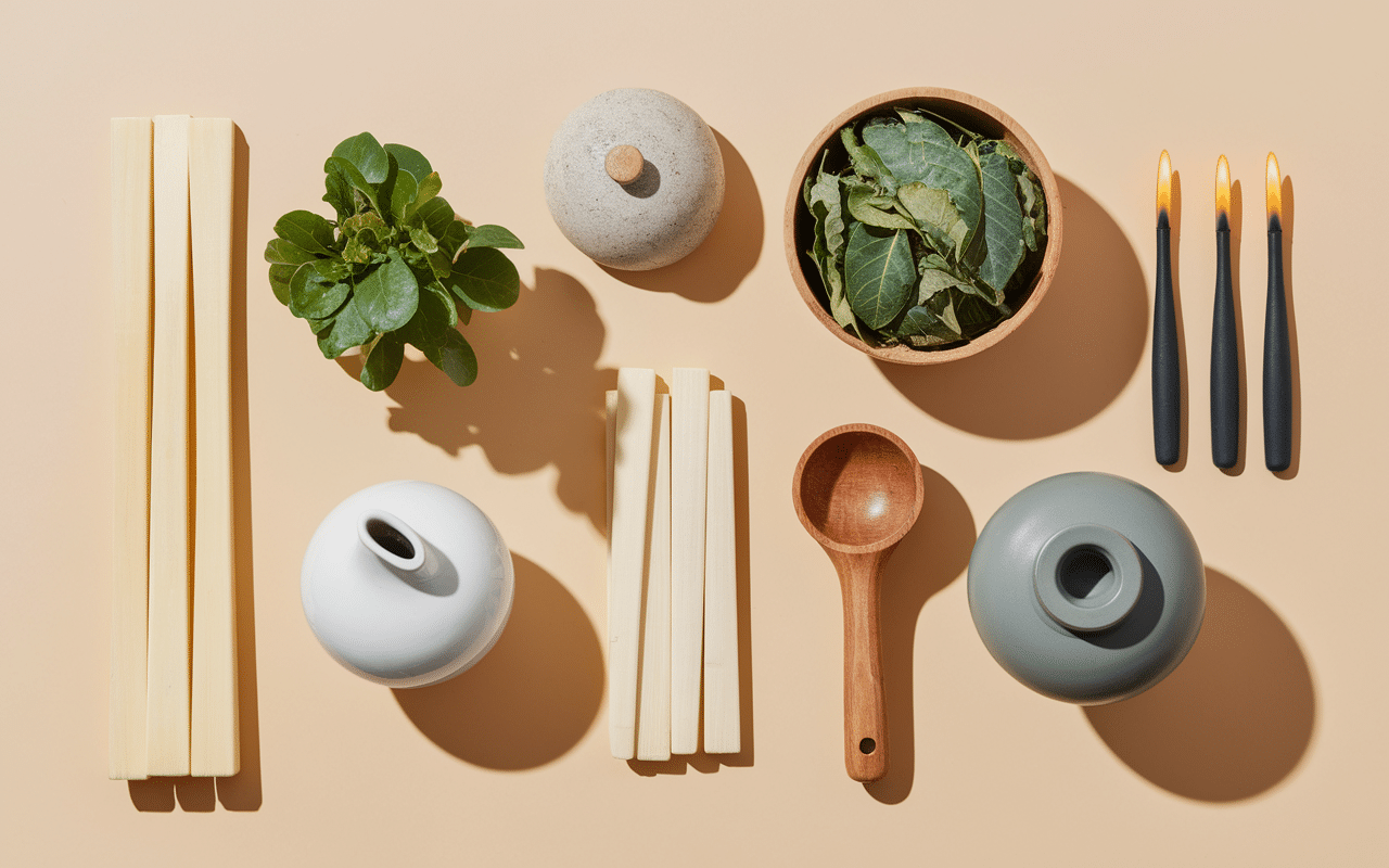 Types de sauge pour purifier la maison présentés harmonieusement