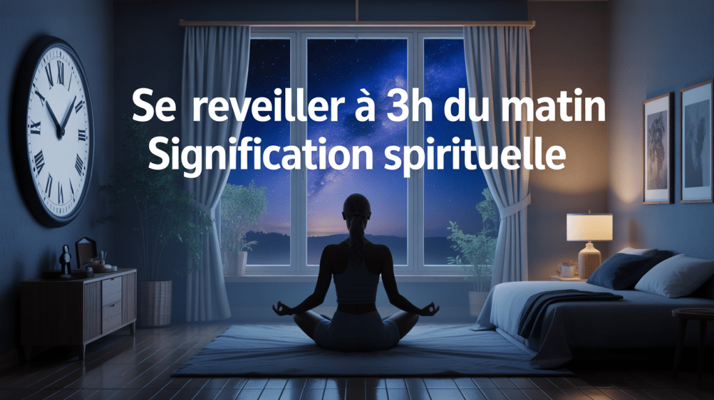 se réveiller à 3h du matin signification spirituelle méditation mystique