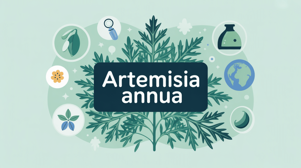 illustration artemisia annua plante médicinale