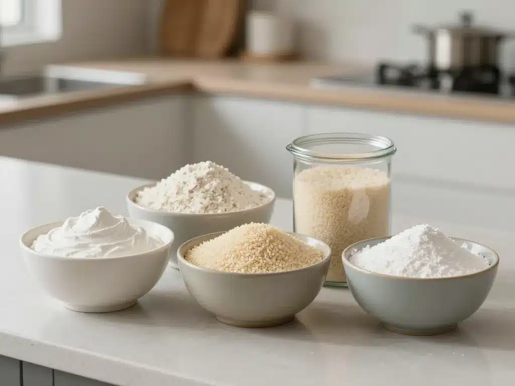 creme de riz comparaison texture farine semoule