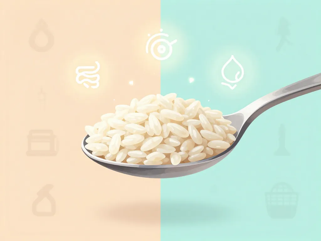 creme de riz spoon avec icones energie digestion