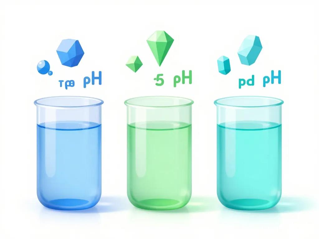 Diagramme concept eau alcaline, robinet et minérale