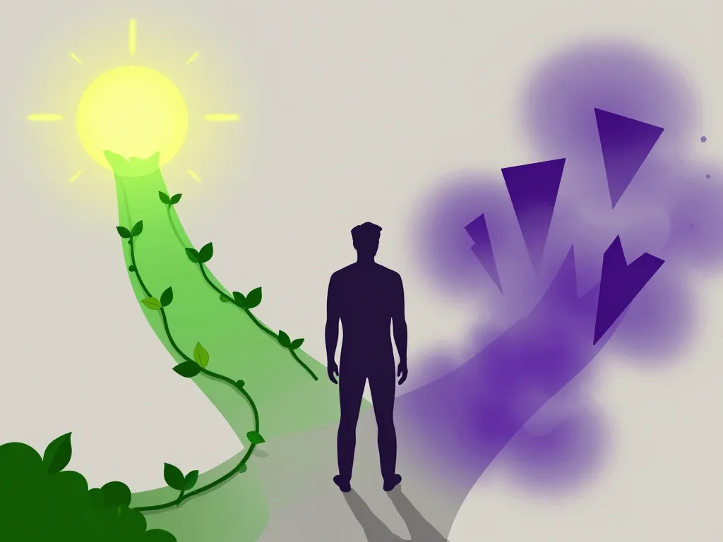 Silhouette santé au carrefour de l'eau alcaline