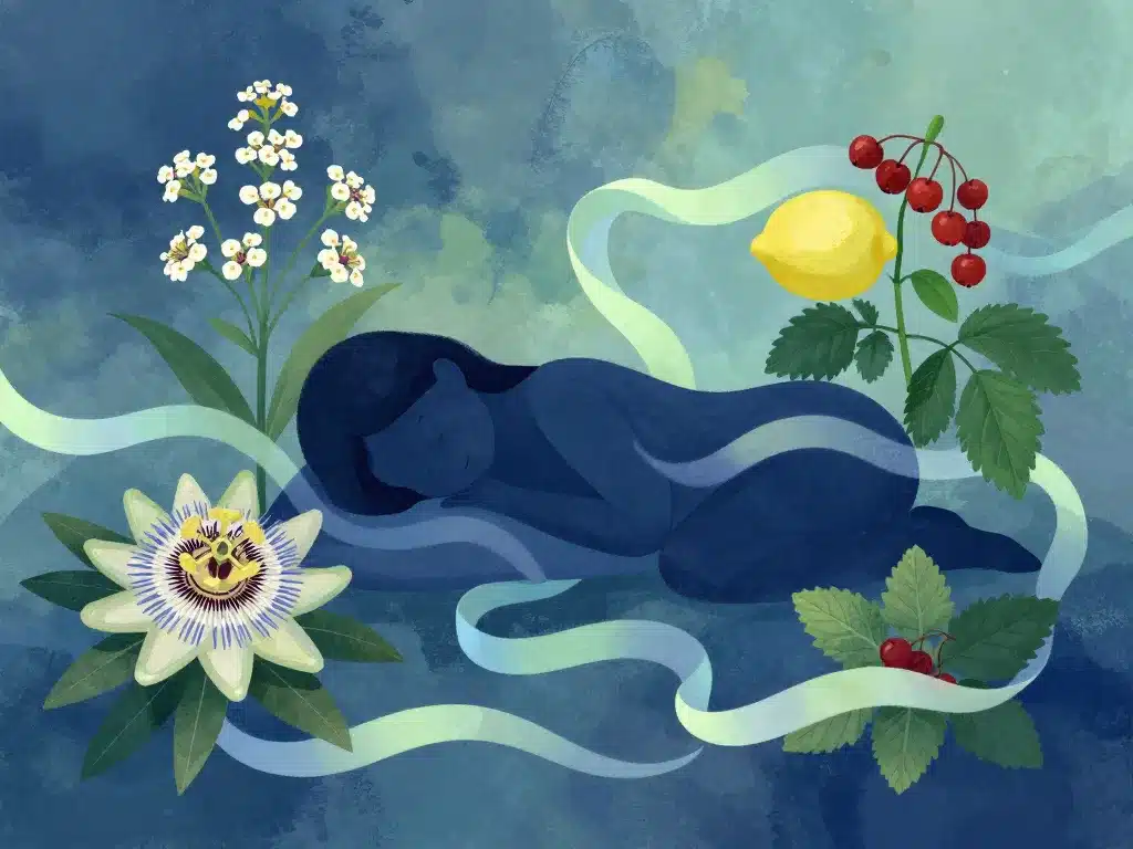 euphytose nuit effets plantes sommeil valériane passiflore mélisse aubépine