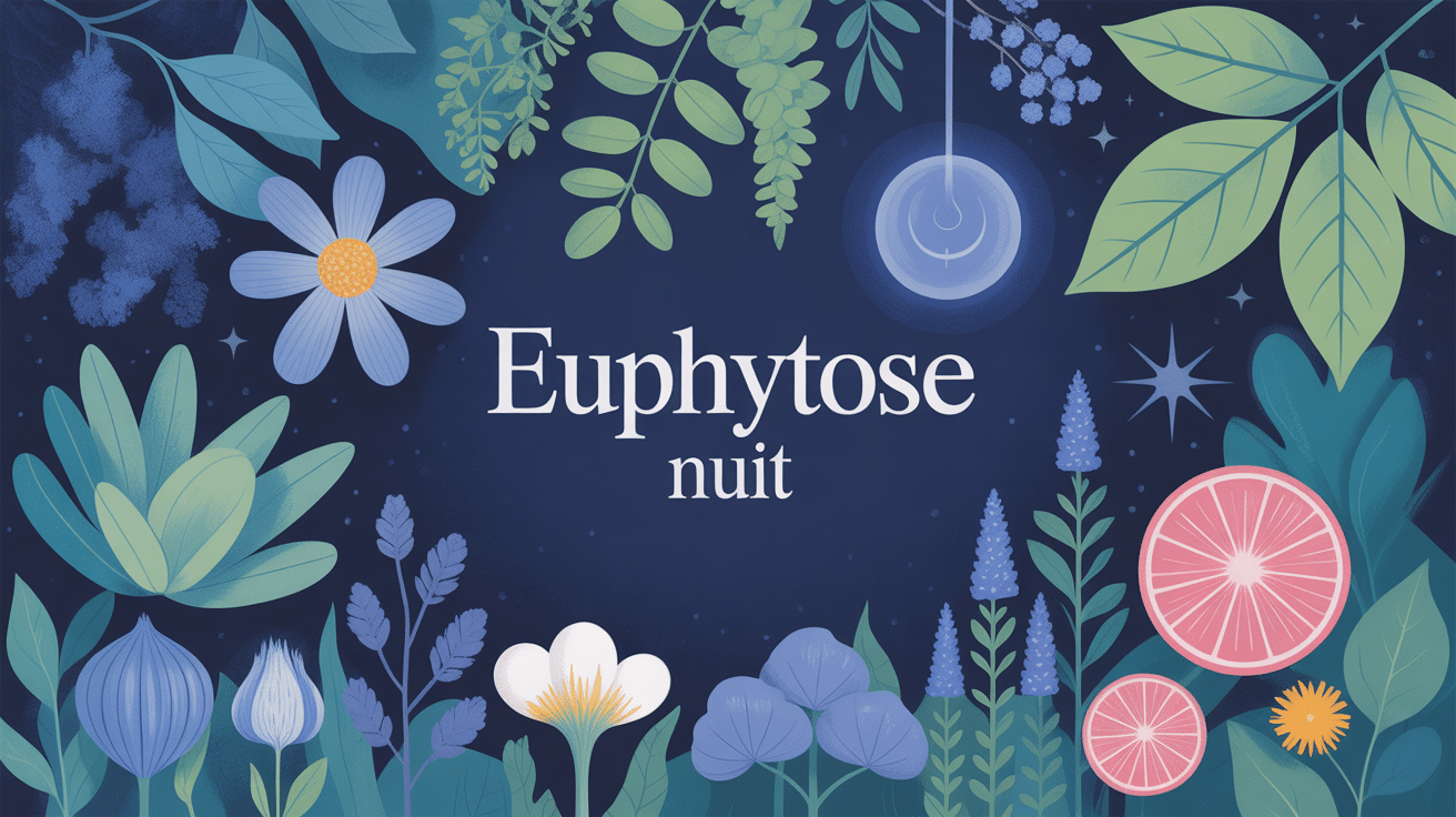 euphytose nuit illustration sommeil naturel valériane passiflore mélisse aubépine