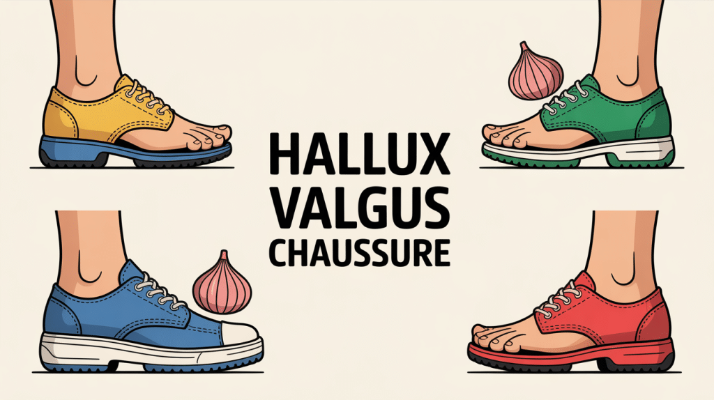 hallux valgus quelle chaussure plusieurs modèles confort pied