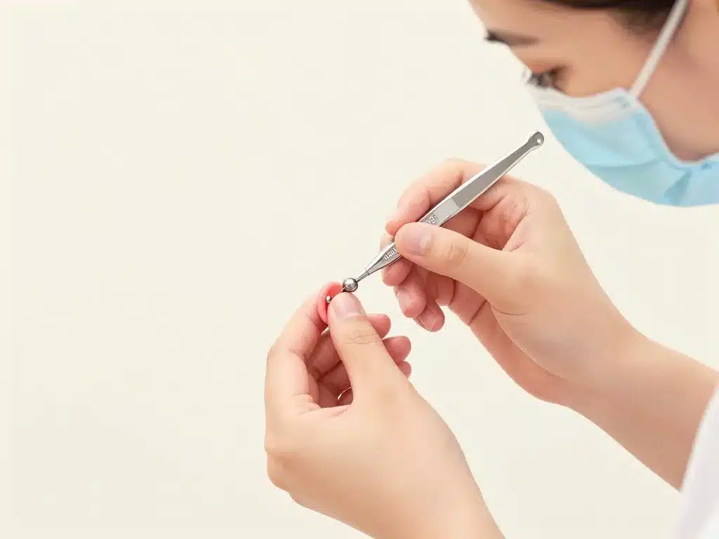 illustration perçage lobes oreille sécurisé