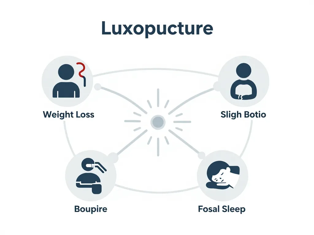 luxopuncture indications poids tabac stress sommeil