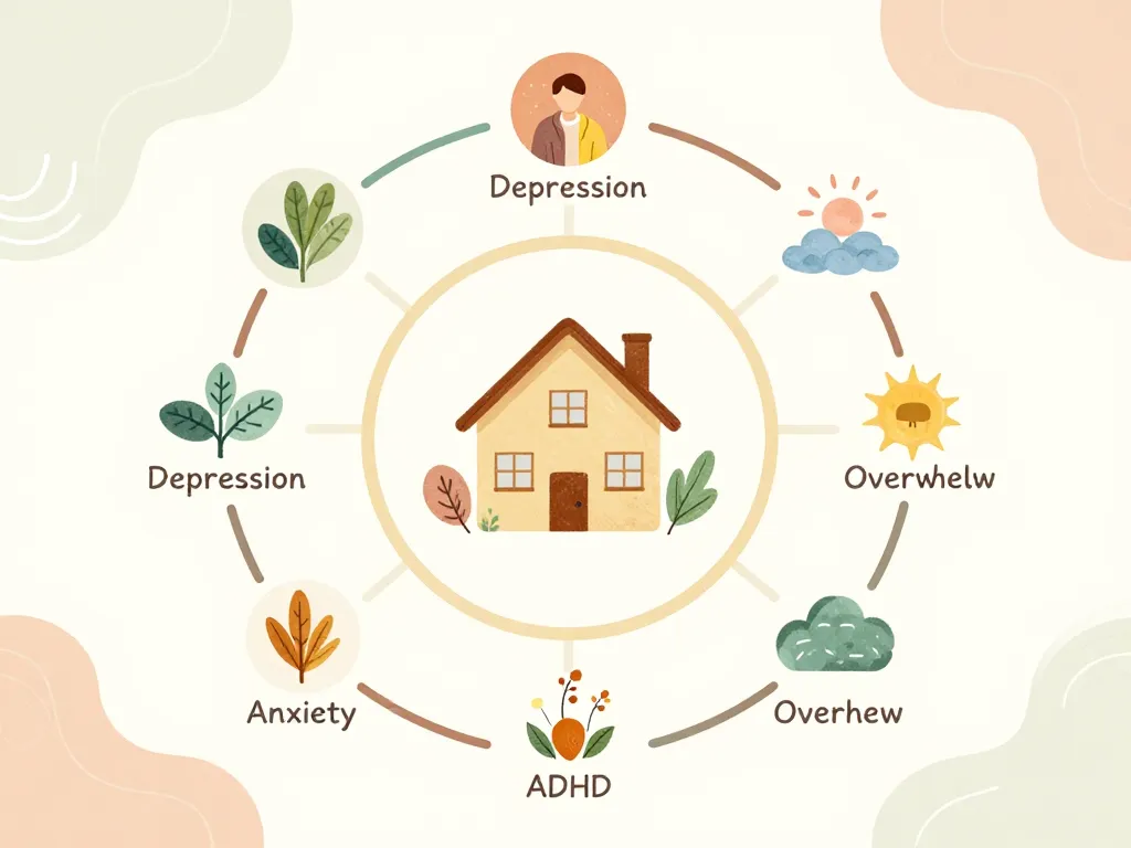 maison sale psychologie diagramme causes environnement
