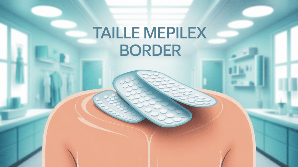 illustration mepilex border taille sur peau
