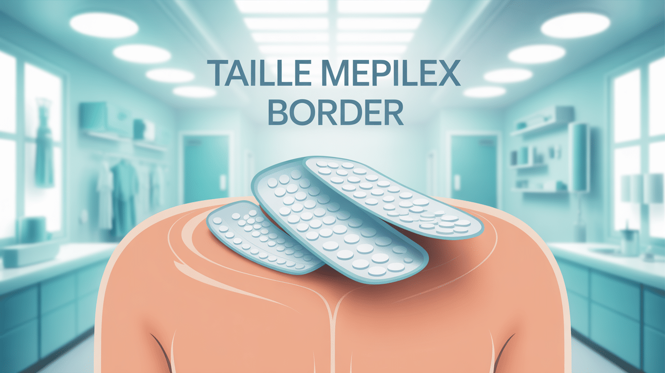 illustration mepilex border taille sur peau